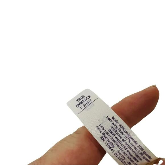 Lane Bryant Cacique True Embrace T-Shirt Bra White Black Lightly Lined 40B - Picture 8 of 9